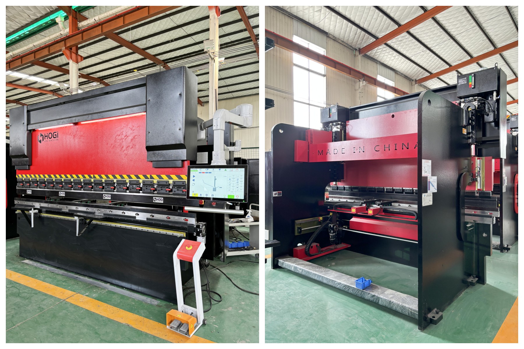 dual servo pump control cnc bending machine