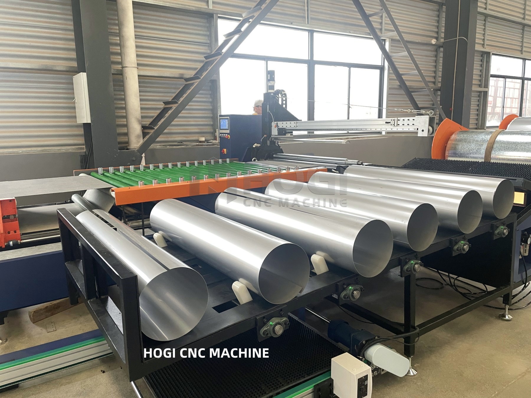 metal sheet rolling machine