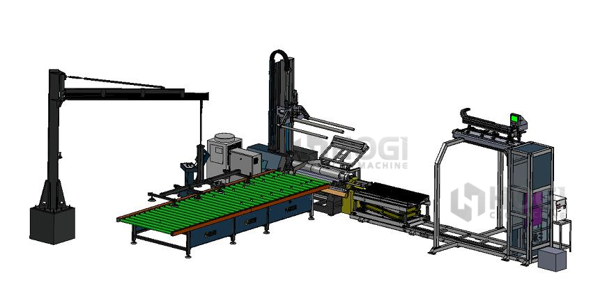 Automatic plate rolling machine