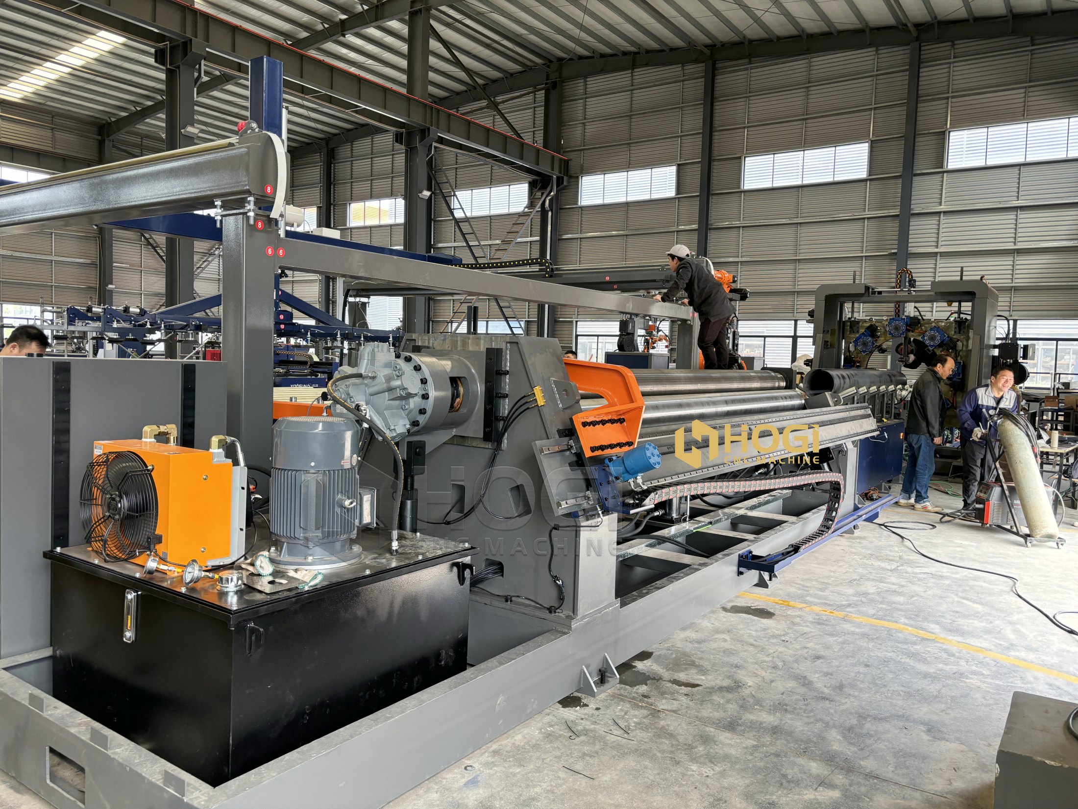 steel plate rolling machine