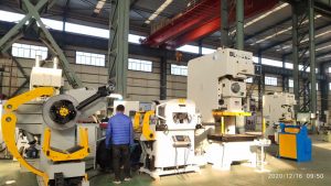 Automatic feeder for punch press machine