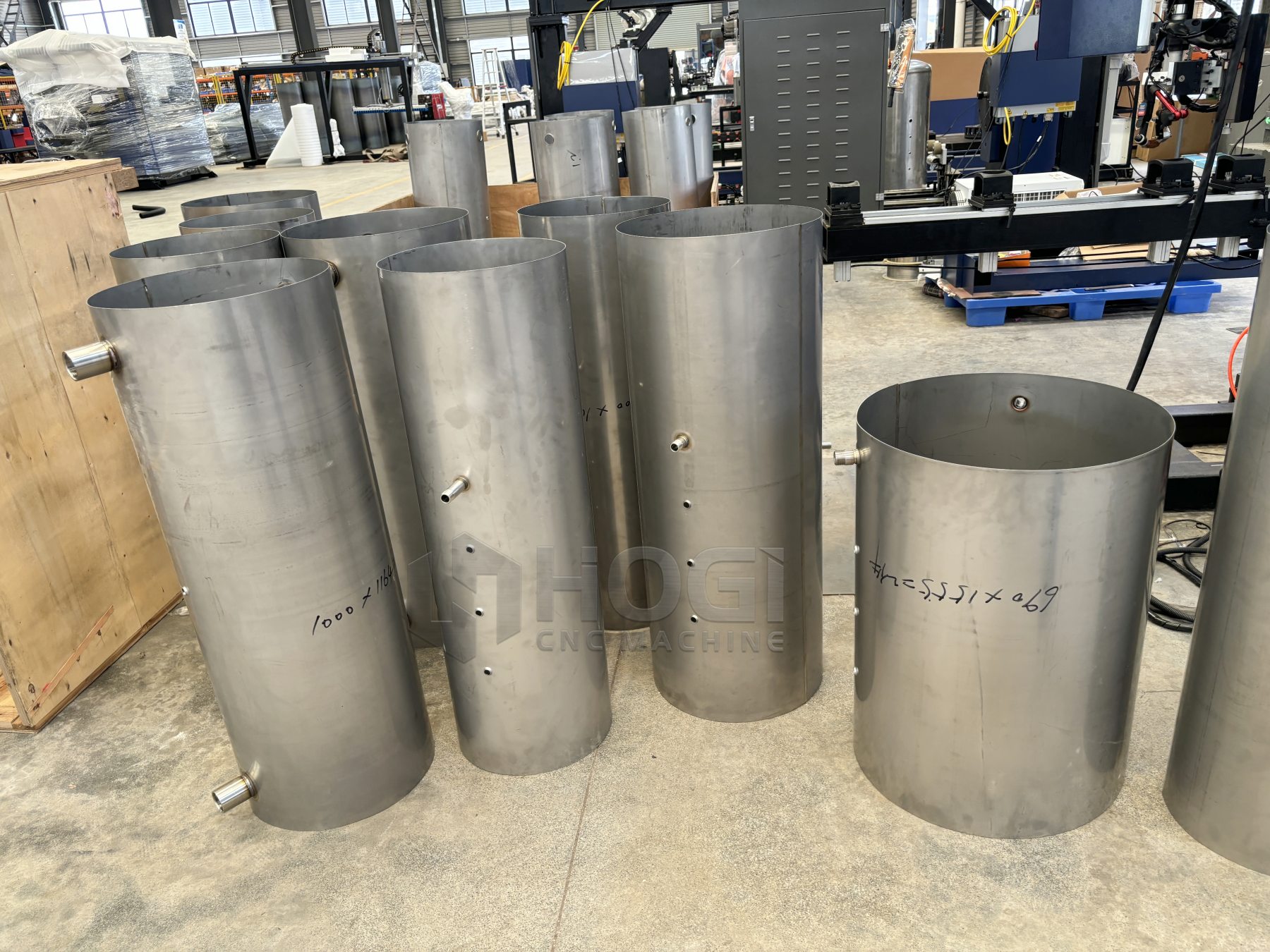 stainless steel tank small diameter cylinder