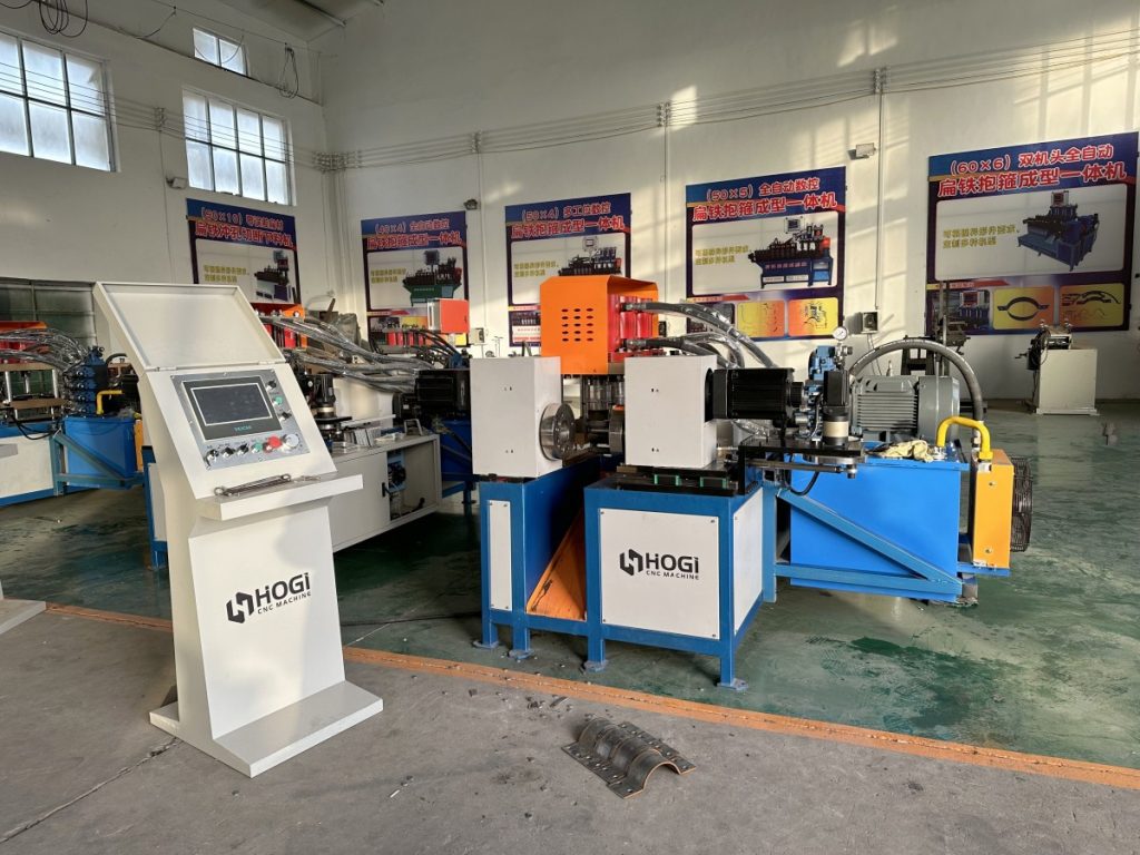 Flat Iron Clamping Machine