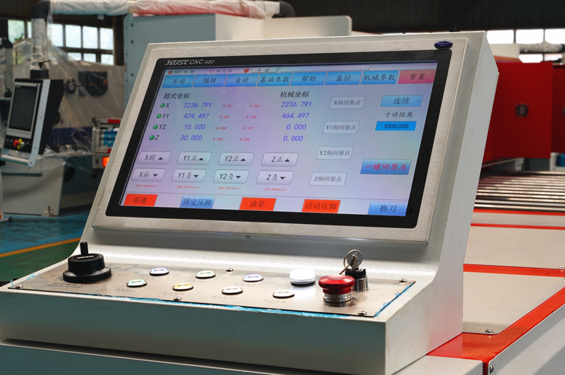 CNC V groove machine