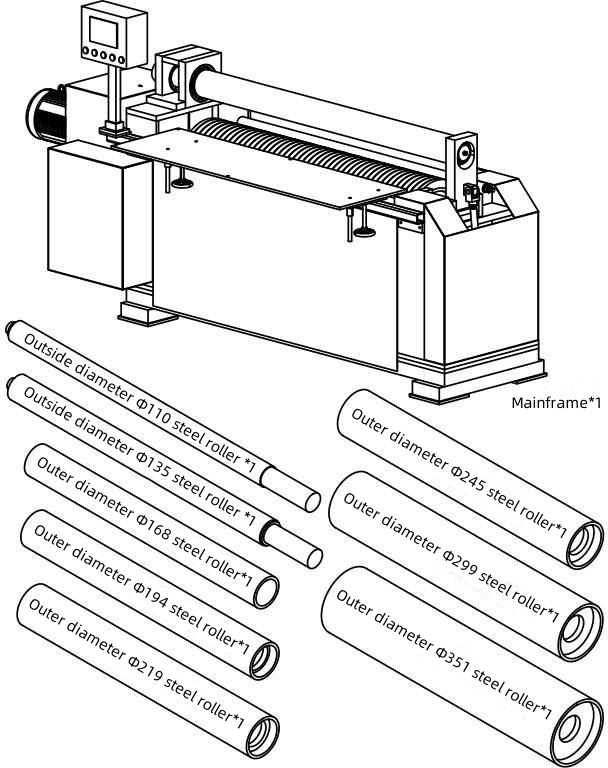 2 roller rolling machine rolling machine