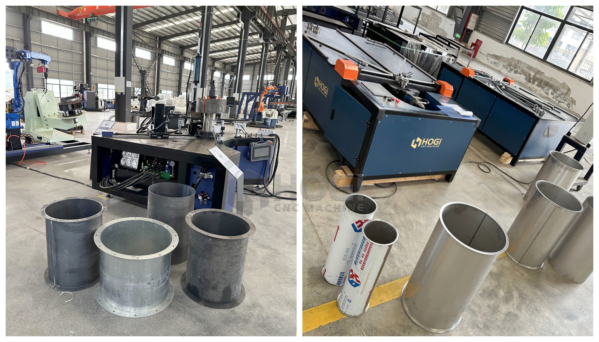 hydraulic flanging machine
