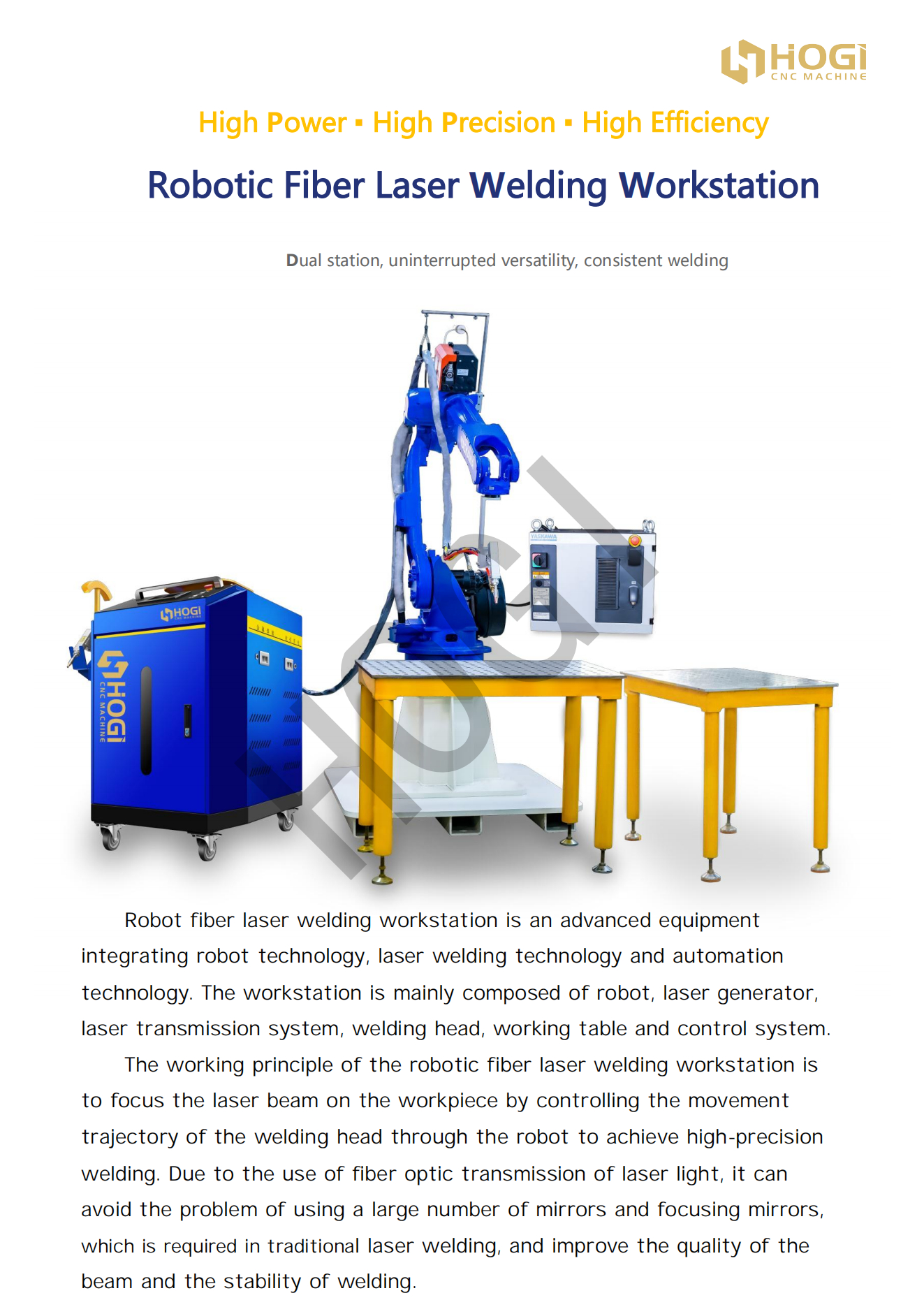 Laser welding robot