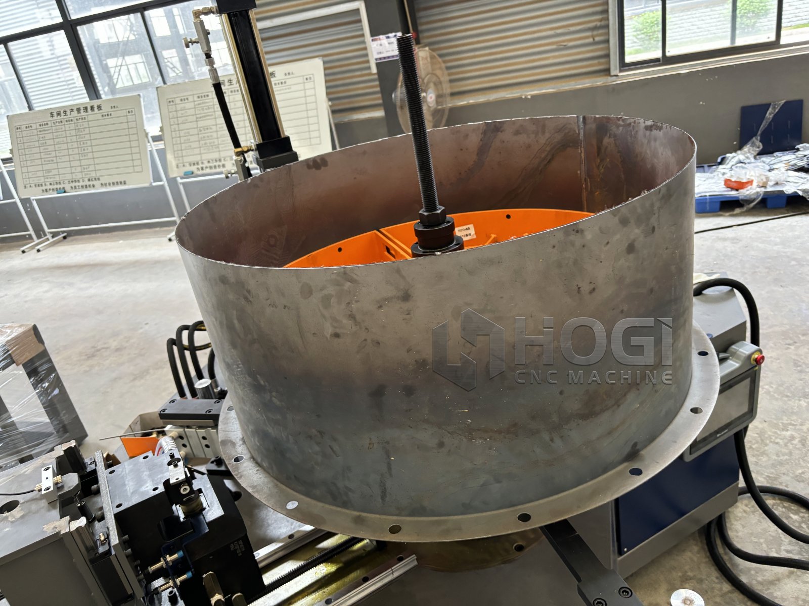 fan flanging machine axial fan